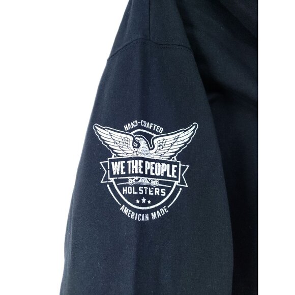 2 We The People Hooded Sweatshirts Mens Size Large Black - Picture 9 of 13